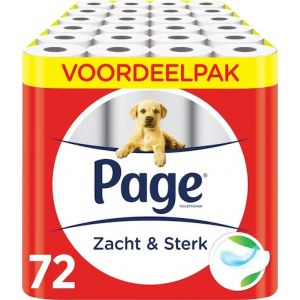 Page toiletpapier - 72 rollen - Zacht & Sterk wc papier