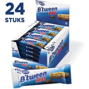 Hero B'tween BIG - Melkchocolade Mueslirepen - 24 stuks x 50 gram