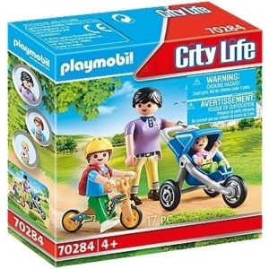 PLAYMOBIL City Life Mama met kinderen - 70284