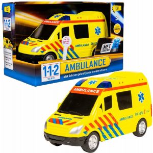 City 112 Rescue Racers Ambulance met Licht en Geluid