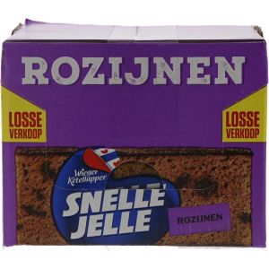 Snelle Jelle Rozijnenkoek - Grote XXL Doos - 20 stuks x 70 gram