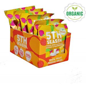 5th Season Gevriesdroogde Organic Mango & Raspberries Bites