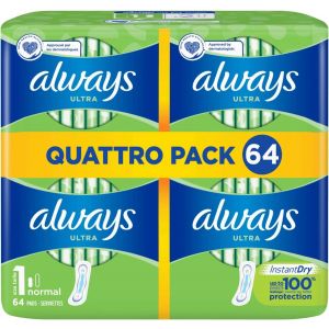 Always Maandverband Ultra Normal 64 stuks