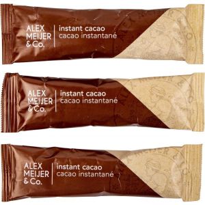 Alex Meijer Instant Cacao Sticks Grote doos 25 zakjes 20 gram