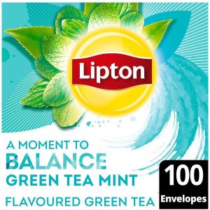 Thee lipton balance green tea mint 100 stuks
