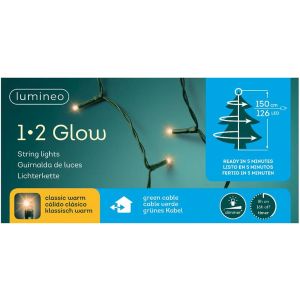 Kerstverlichting 1-2 glow 150cm 126xLED