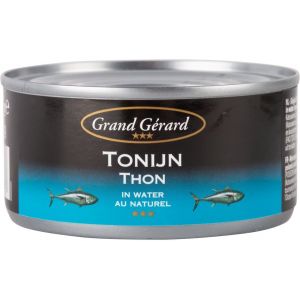 Grand Gerard - Tonijn In Water 185 Gram - Tray 6 Blikjes