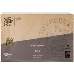 Alex Meijer Fair Trade - Earl Grey Thee - 100 theezakjes 2 gram