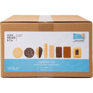 Alex Meijer Koekjesmix superieur mono verpakt - Doos 125 stuks