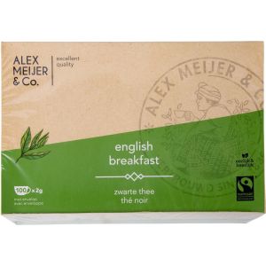 Alex Meijer - Engelse Melange - Grote doos - 100 Theezakjes 2 gram