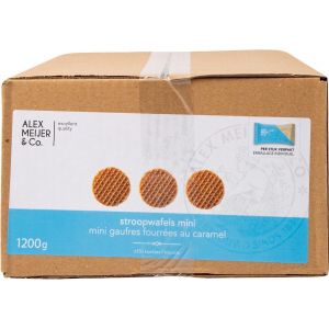 Alex Meijer - Stroopwafels Mini - Verpakte Koekjes - Doos 150 Stuks