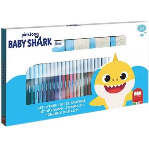 Baby Shark Kleur-Stempelset 41-delig