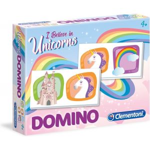 Clementoni - Domino Pocket Eenhoorn - Educatief spel