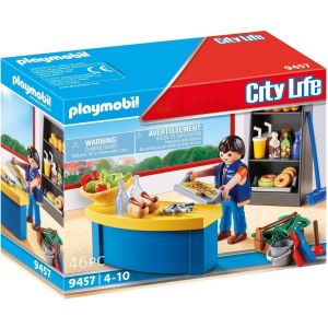 PLAYMOBIL City Life Schoolconciërge met kiosk - 9457