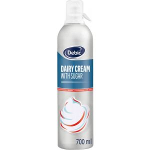Debic slagroom gesuikerd spuitbus 700ml frigo - Set van 2 stuks