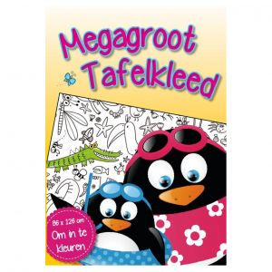 Zomers tafelkleed om in te kleuren