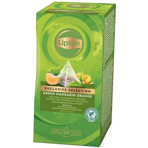 Lipton - Thee lipton exclusive groene thee mandarijn sinaas