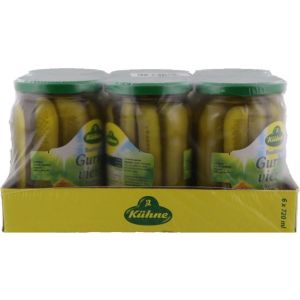 Kühne Gurken viertel 6 potten x 72 cl