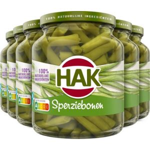 HAK Sperziebonen - Tray 6x340 gram