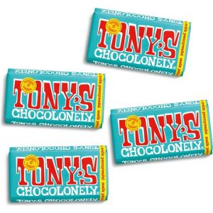 Tony's Chocolonely Melk Pennywafel Chocolade Reep - 4 x 180 gram Chocola