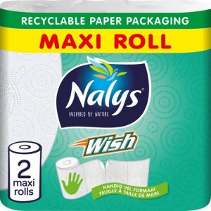 Nalys Wish Keukenpapier in Papieren Verpakking - 2 stuks
