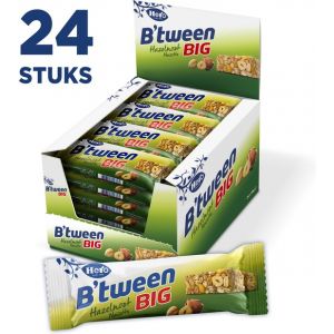 Hero B'tween BIG - Hazelnoot Mueslirepen - 24 stuks x 50 gram