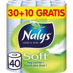 Nalys Soft Toiletpapier - 2 lagen - 40 rollen