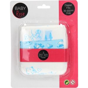 Johntoy Poppenluiers Baby Rose - 3 Stuks