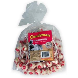 Candyman Salmiakknotsen 100 lollies
