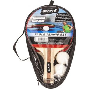 SportX Tafeltennis Set Incl. Ballen in Tas