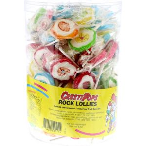 Crest Pops - Rock Lollies - Silo 120 Stuks