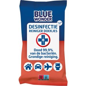 Blue Wonder Desinfectie Reiniger Doekjes - 20 doekjes