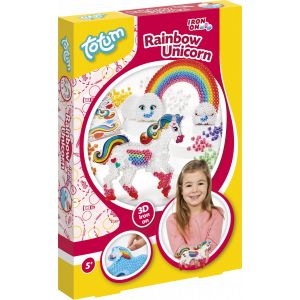 Totum Strijkkralen Set Unicorn 3d Multicolor 3-delig