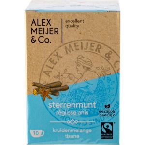 Alex Meijer Fair trade Sterrenmunt thee, Grote Verpakking