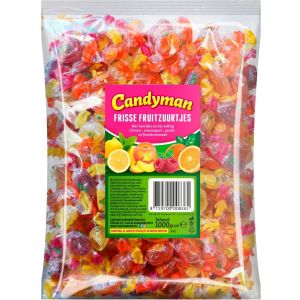 Candyman Frisse Fruitzuurtjes - 1 kilo