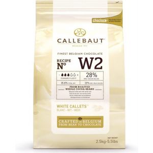 Callebaut Chocolade Callets Wit- 2,5 kg