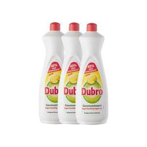 12x Dubro Afwasmiddel Limoen Fris 900 ml