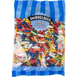 Smikkelbeer dropstaafjes - Grote XL Zak - 1 Kilo 