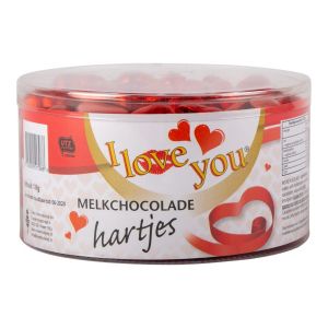 Crest - I LOVE YOU - Melkchocolade - Rode hartjes - 1kg