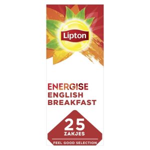 Thee lipton energise english breakfast - 25 zakjes