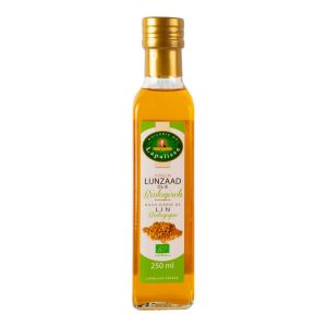 Virgin Lijnzaad olie lijnzaadolie koudgeperst biologisch 250 ml