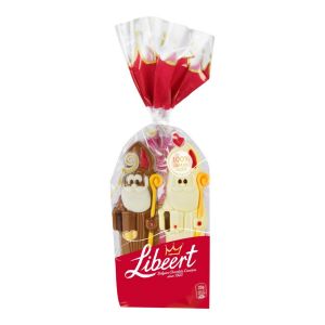 Libeert - Duo Sint melk wit chocolade - 100 gr - Sinterklaas