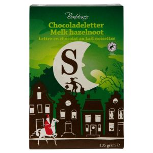 Bonbiance - Chocoladeletter melk-hazelnoot - Sinterklaas