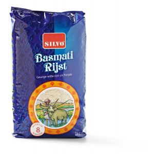 Silvo Basmati rijst - Zak 2 kilo