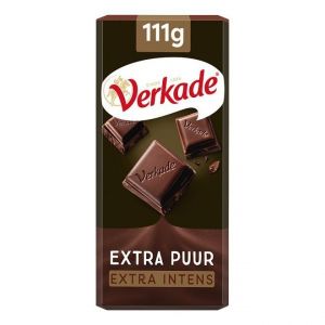 Verkade Extra Puur 5 x 111gram - 75% cacao