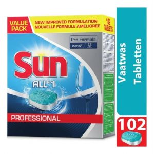 Sun all-in-1 - vaatwastabletten - 102 tabletten
