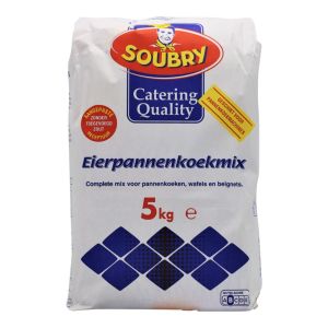 Soubry Eierpannenkoekmix mix voor pannenkoeken, wafels en beignets - Zak 5 kilo