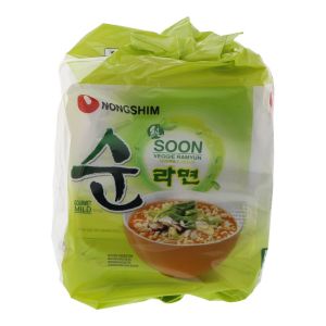 Nongshim Noodle soup veggie 5 stuks x 112 gram