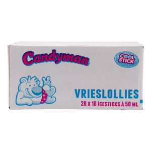 Vrieslolly's Grote XXL Doos 200 IJslolly's Candyman