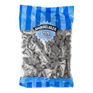 Smikkelbeer Gesuikerde dropmix zout - Zak 1 kilo